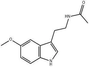 Melatonin structure diagram