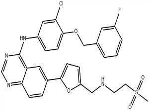 Lapatinib structure diagram