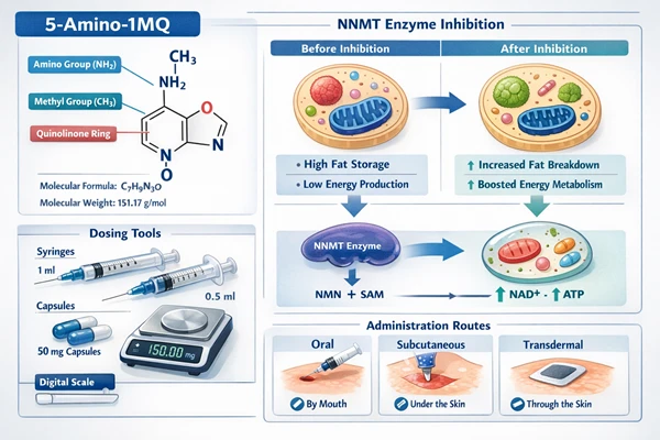 Mechanism of action of 5 Amino 1MQ Mechanism of action of 5 Amino 1MQ