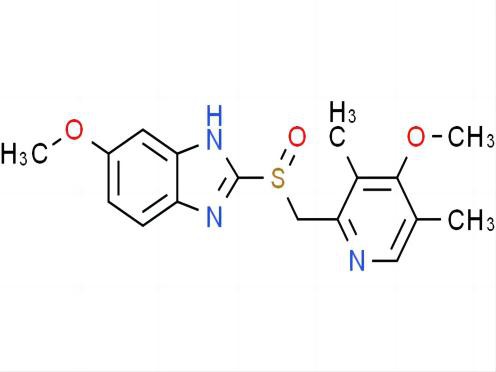 Structural formula of Omeprazole Structural formula of Omeprazole