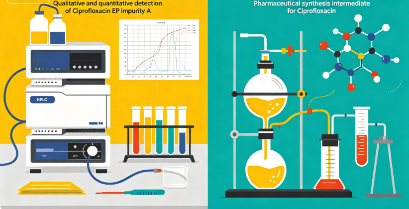 The application of Ciprofloxacin EP Impurity A The application of Ciprofloxacin EP Impurity A