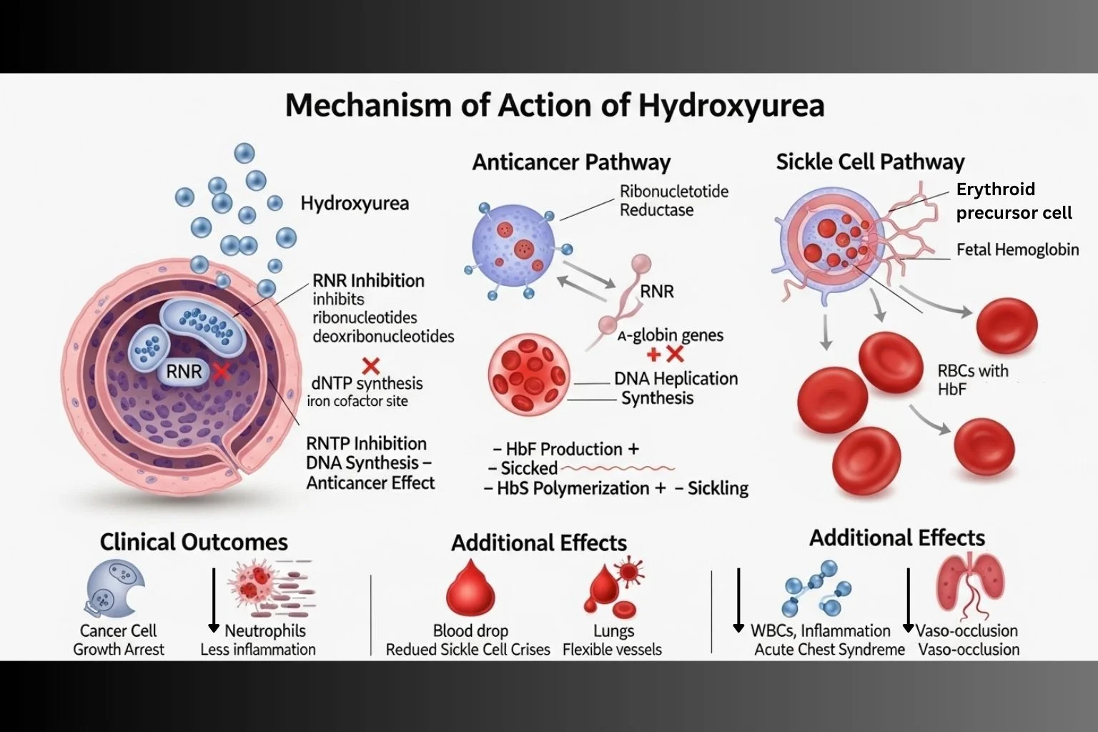 Mechanism of action of Hydroxyurea Mechanism of action of Hydroxyurea