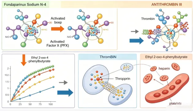 Mechanism of action of Fondaparinux sodium N-4 Mechanism of action of Fondaparinux sodium N-4