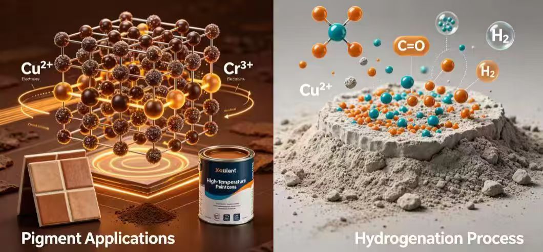 The reason for the dual function of Copper Chromite The reason for the dual function of Copper Chromite