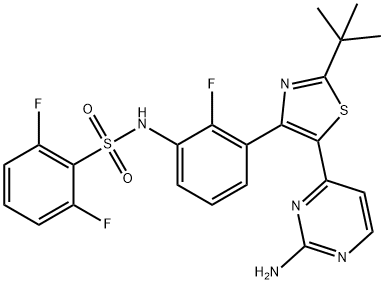 MF of Dabrafenib MF of Dabrafenib