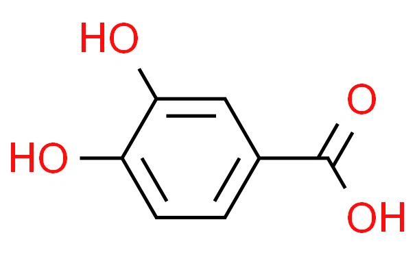Structural formula of Protocatechuic acid Structural formula of Protocatechuic acid