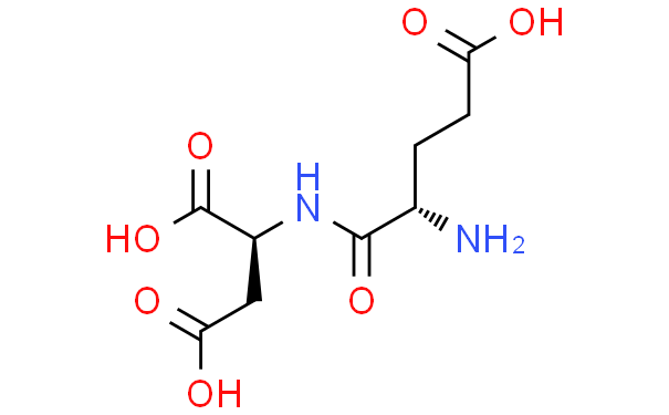 The structural formula of H-Glu-Asp-OH The structural formula of H-Glu-Asp-OH