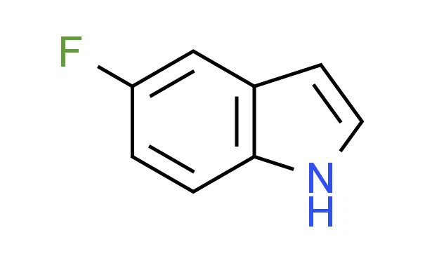The structural formula of 5-Fluoroindole The structural formula of 5-Fluoroindole