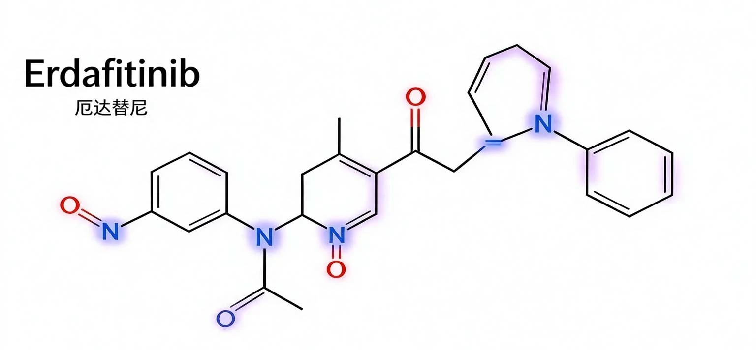 Structural formula of Erdafitinib Structural formula of Erdafitinib